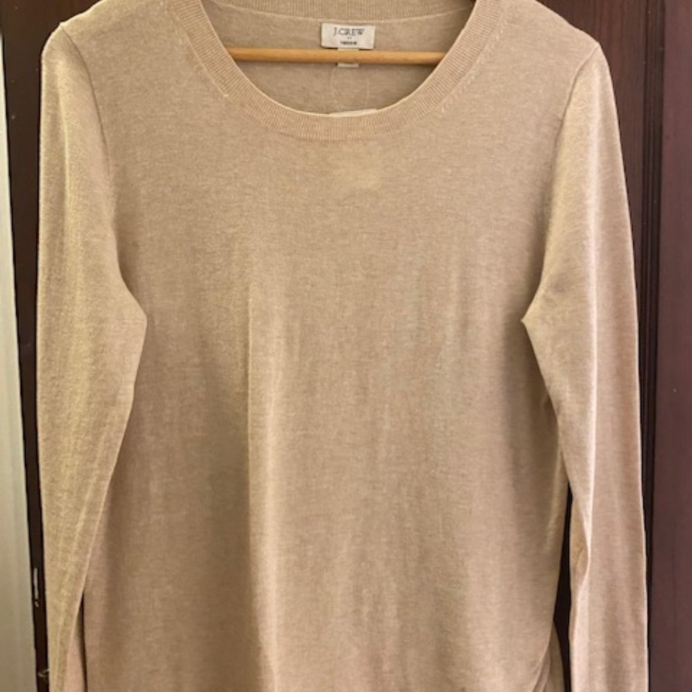 *Never Worn, Tags On* JCrew Factory Teddie Sweater (Tan)